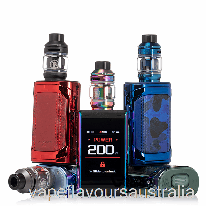 Vape Australia Geek Vape T200 Aegis Touch Starter Kit Silver